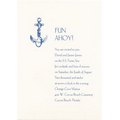 Anchor with Ropes Invitation